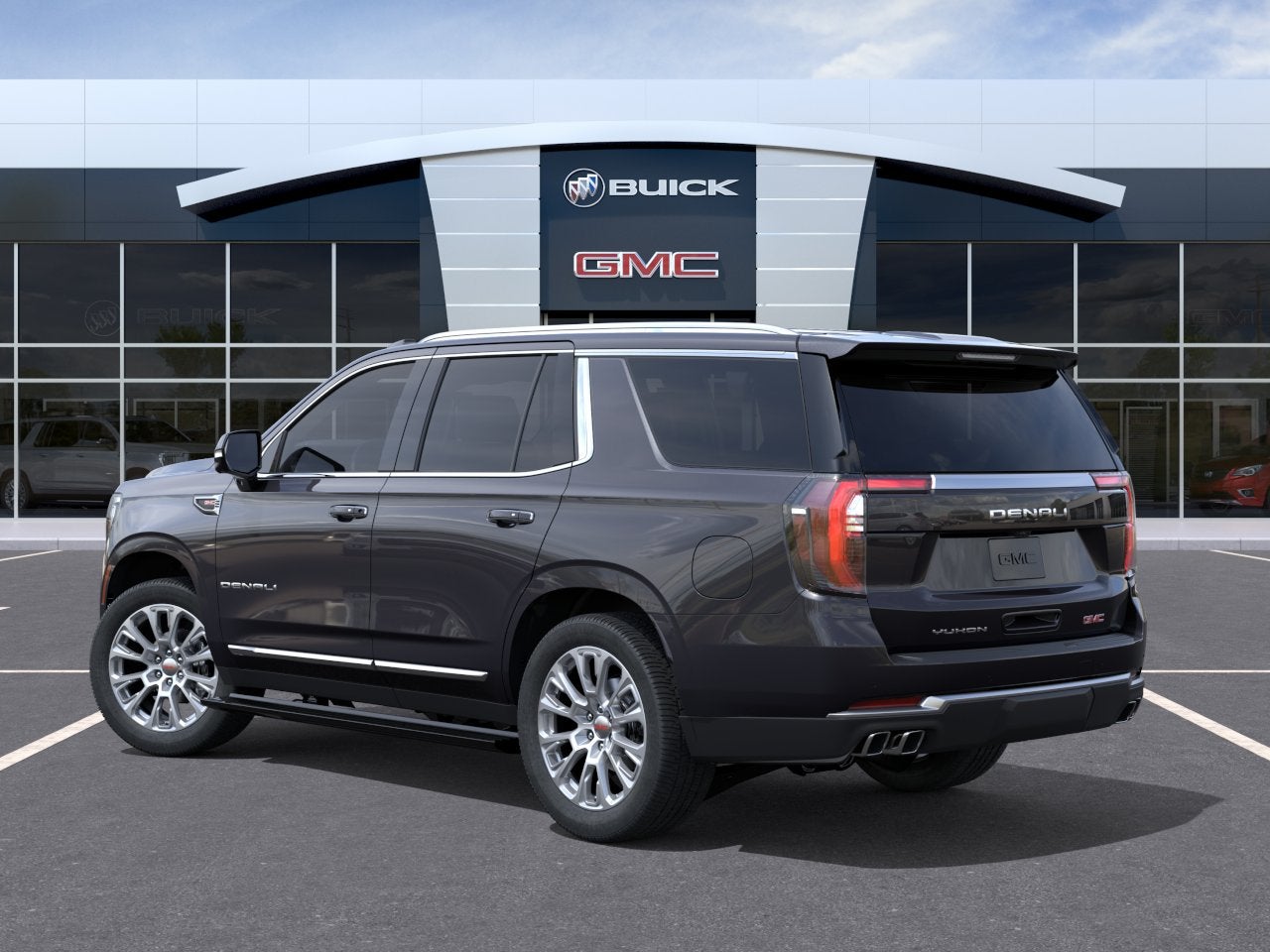 2026 GMC Yukon — rear three-quarter view