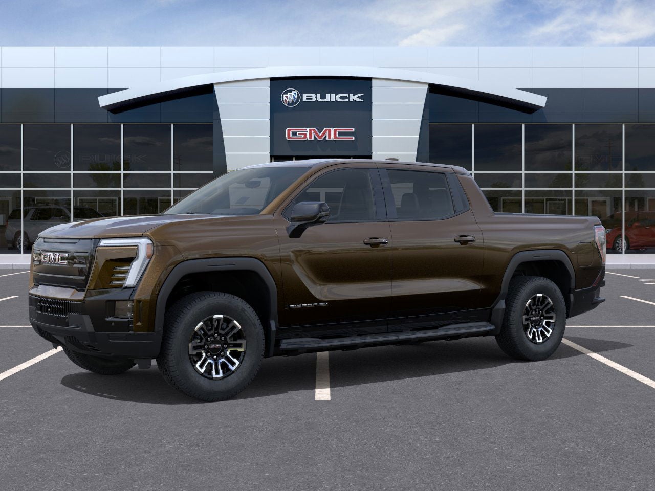 2026 GMC Sierra EV — side profile view
