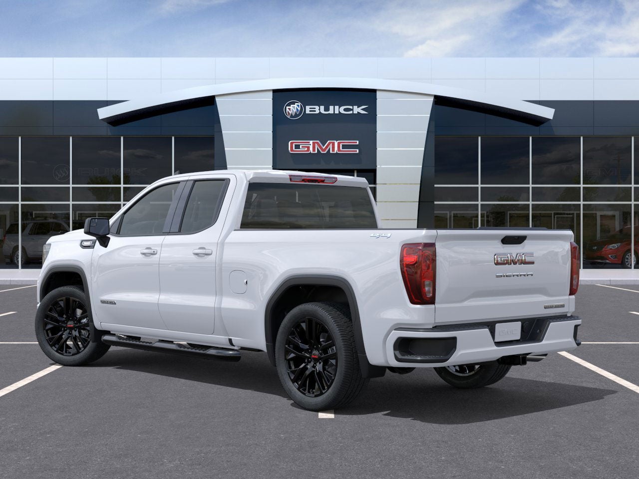 2026 GMC Sierra 1500 — rear three-quarter view
