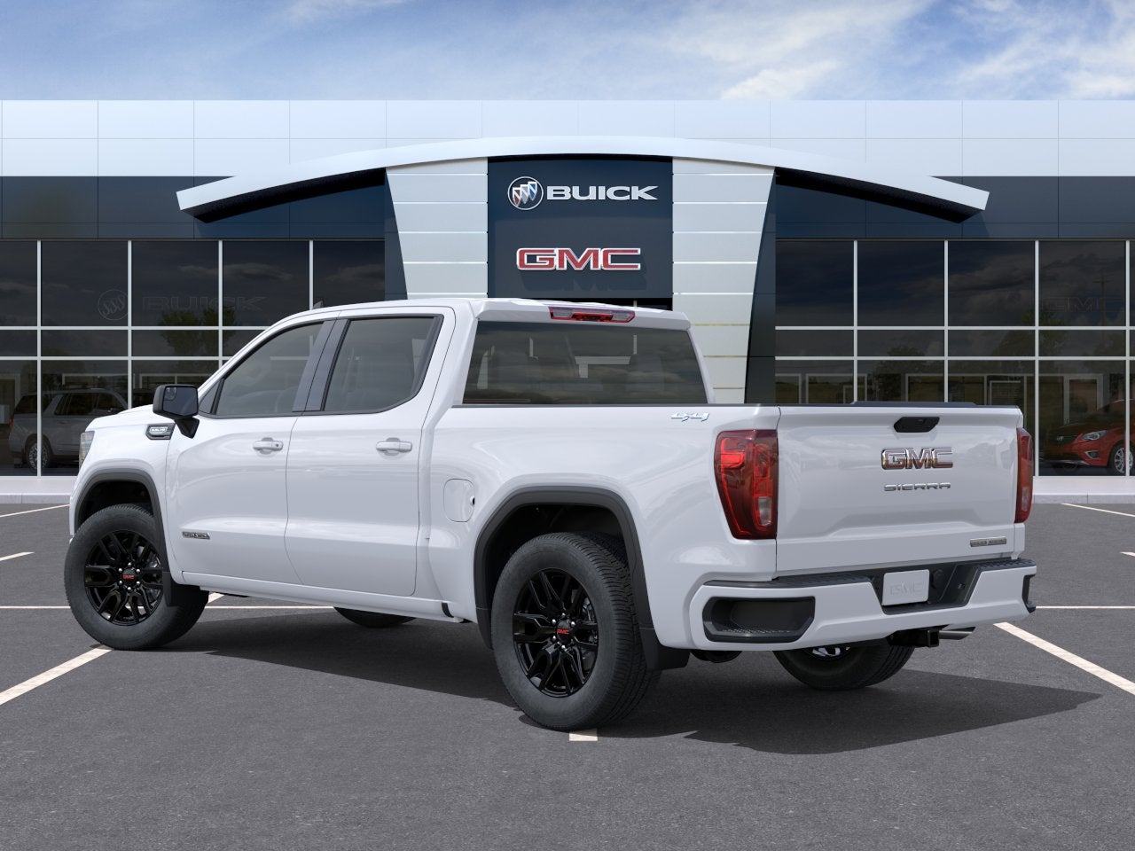 2026 GMC Sierra 1500 — rear three-quarter view