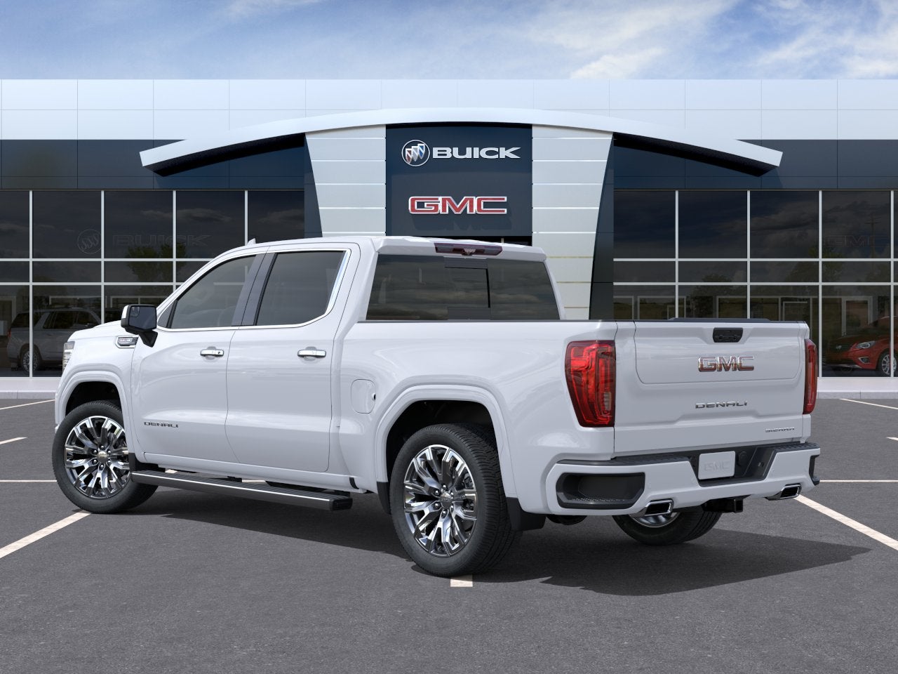2026 GMC Sierra 1500 — rear three-quarter view