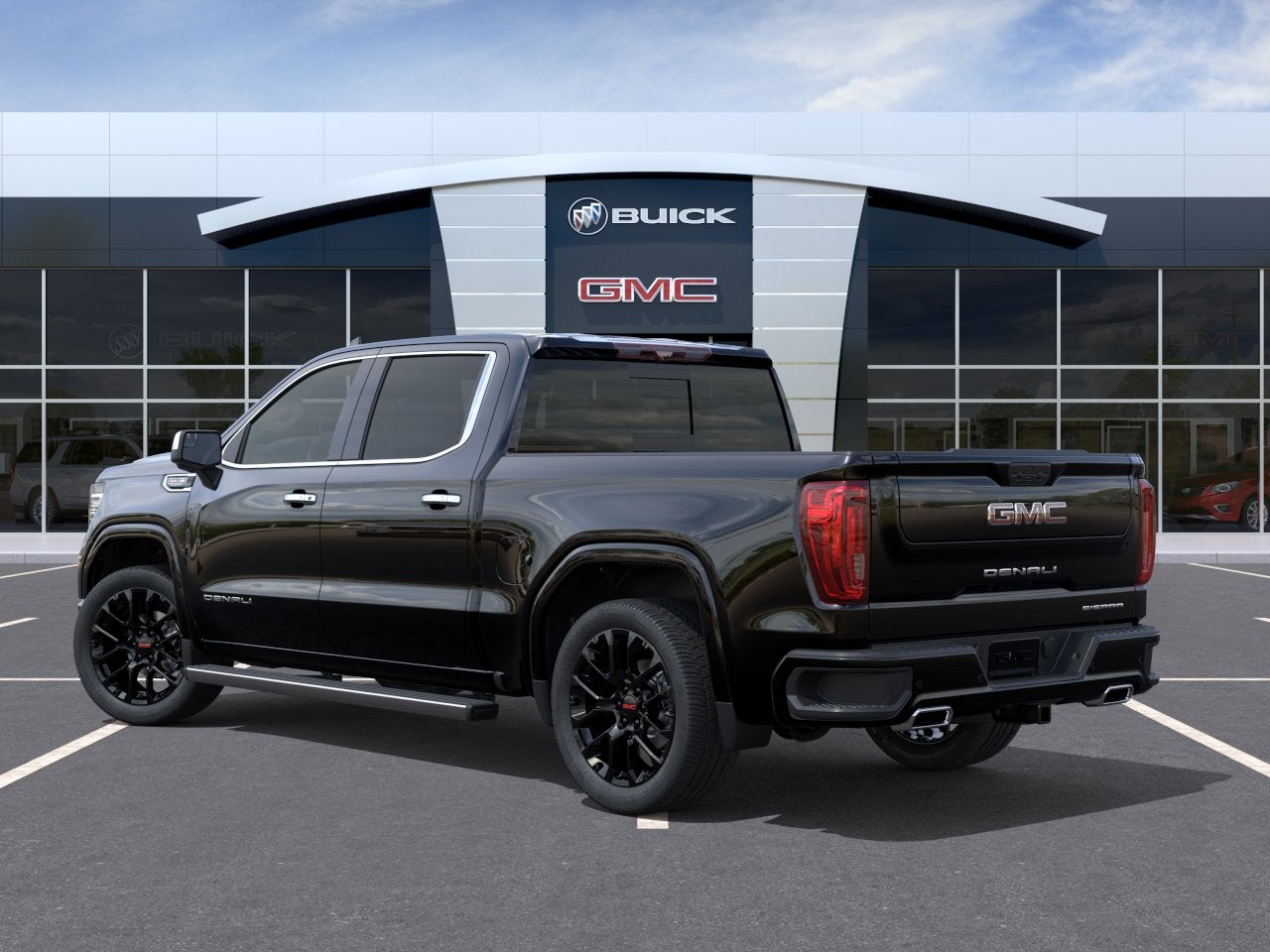 2026 GMC Sierra 1500 — rear three-quarter view