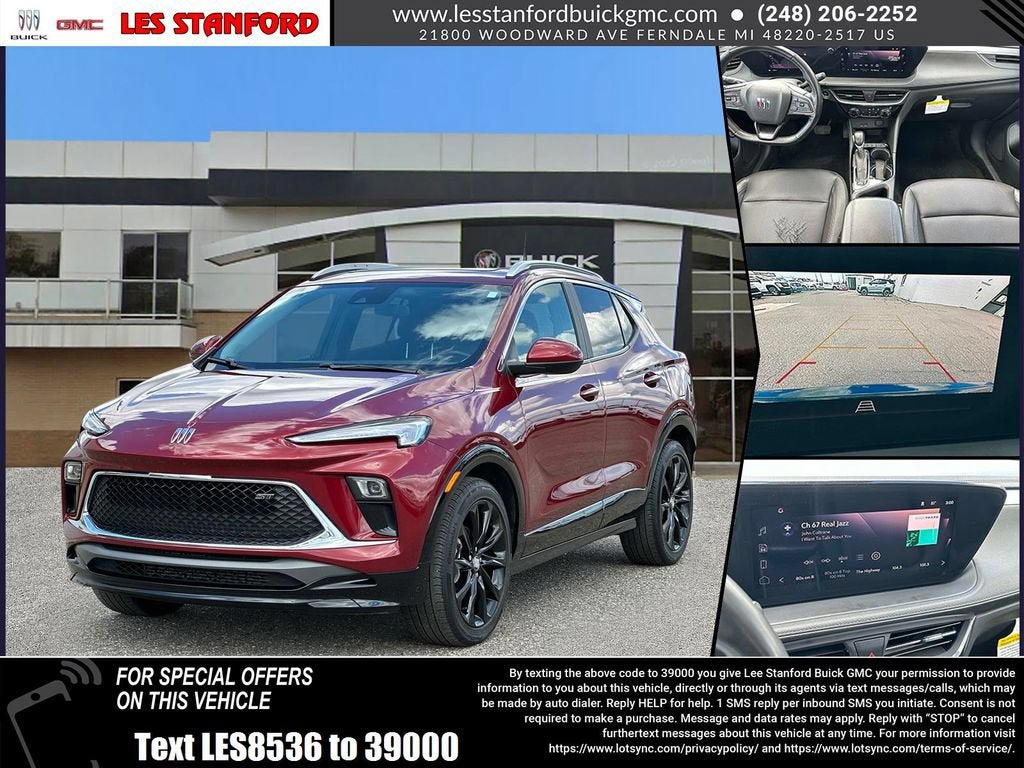 2024 Buick Encore GX Sport Touring in Cinnabar Metallic — front three-quarter view